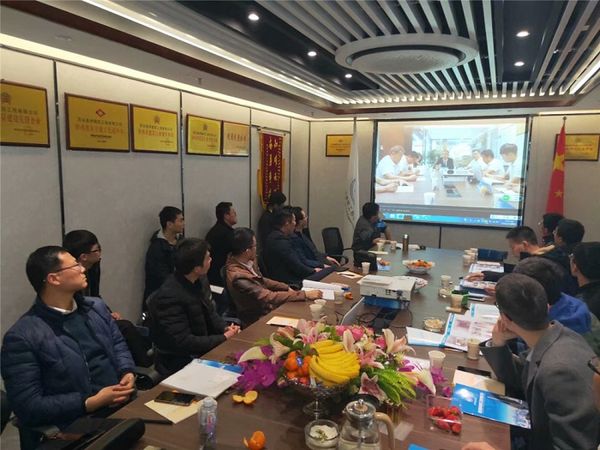 庆阳中建八局工作人员来我司考察洽谈